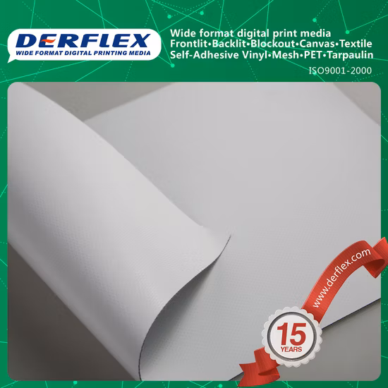 Bâche enduite imperméable en PVC pour membrane de toit