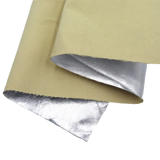 Tissu aramide aluminisé Kevlar 19 oz réfléchissant la chaleur