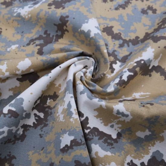 Recommande fortement le tissu Oxford de camouflage urbain résistant aux coupures 600d pour l'uniforme