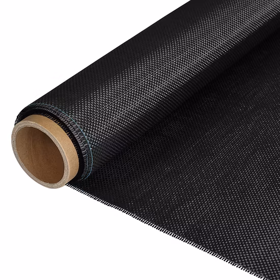 La Chine Usine Vente Chaude Haute Qualité 3K Kevlar Jaune Plaine Sergé Fibre De Carbone Coloré 200GSM Tissu Hybride pour Voiture